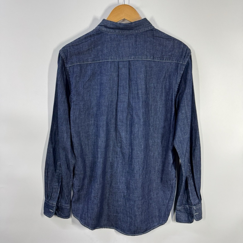 Dockers Men's Dress Shirt Small Blue Long Sleeve Button Down - Picture 3 of 10